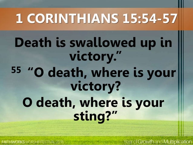 2015 7 DAY WORSHIP FESTIVAL – DAY 7 – VICTORY CELEBRATION - 638x479 - jpeg 1 Corinthians 15 54