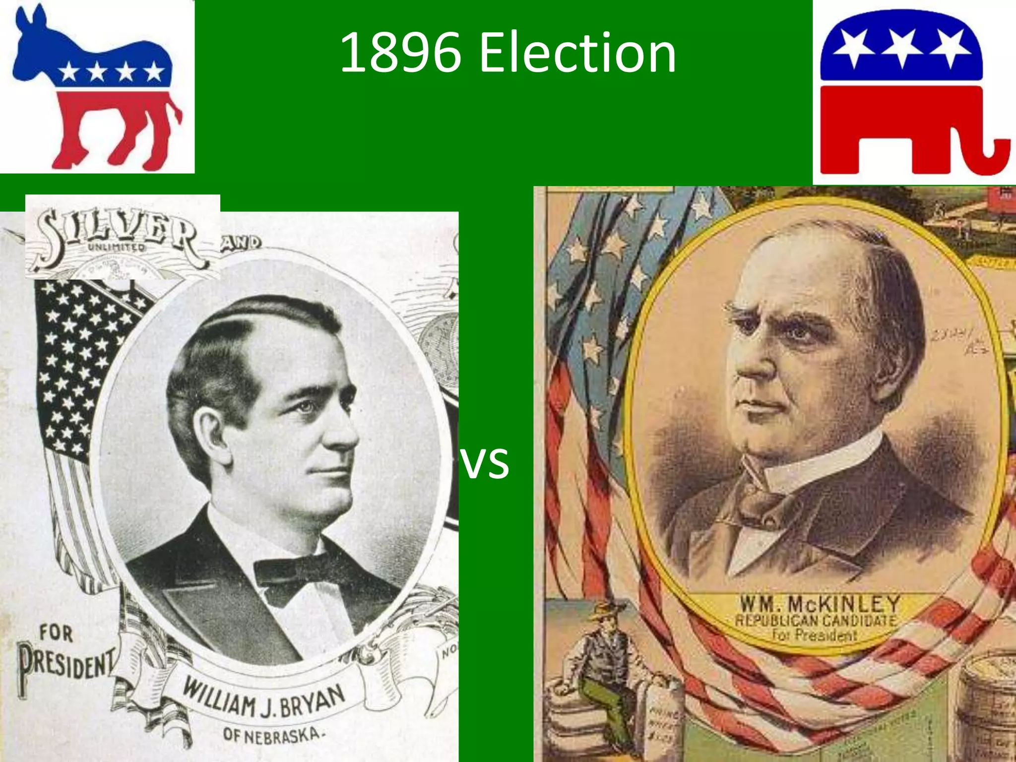 1896 Election
vs
 