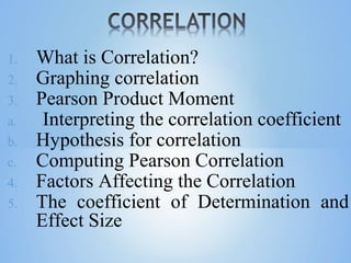 Day 9 hypothesis and correlation for students | PPT