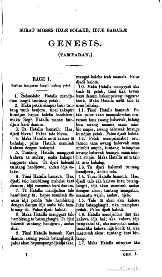Dayak bible