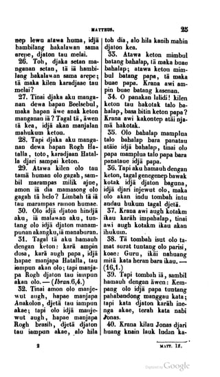 Dayak bible