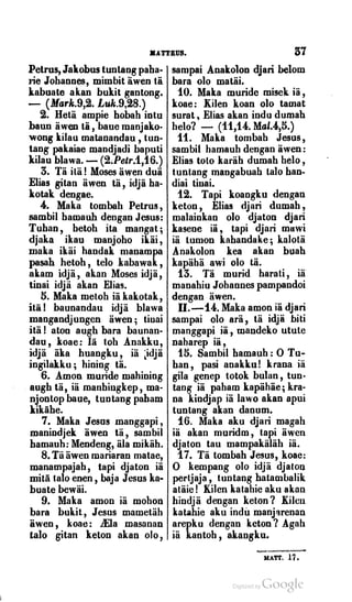 Dayak bible