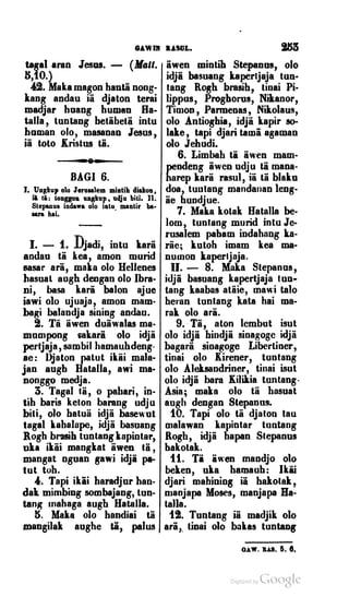 Dayak bible