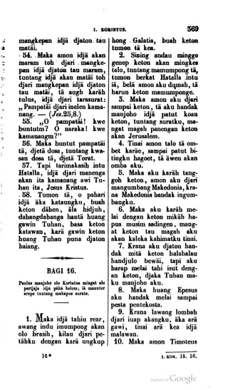 Dayak bible