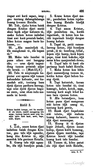 Dayak bible