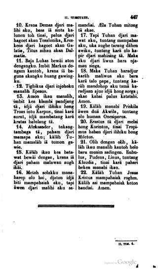 Dayak bible