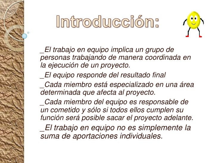 trabajo en equipo