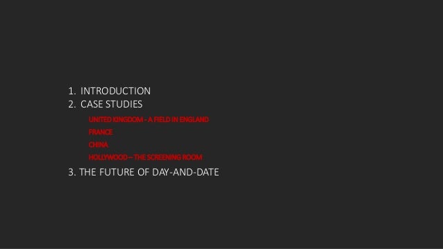 Day And Date Digital Disruption New Release Strategies