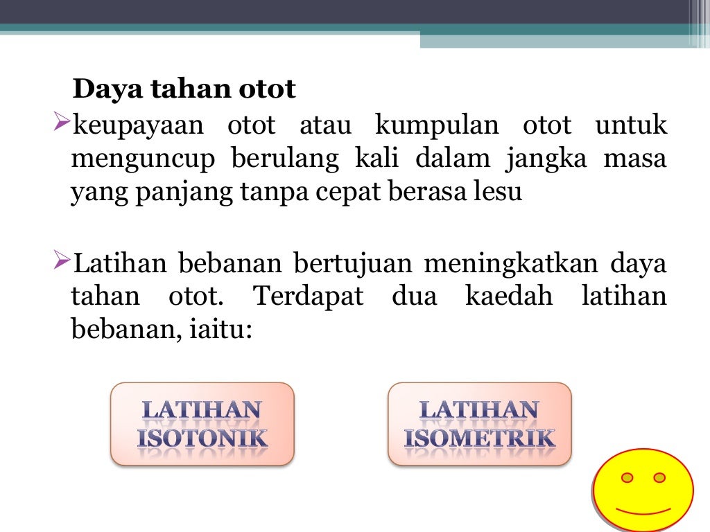 Daya tahan otot