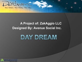 A Project of: ZakAggio LLC
Designed By: Avenue Social Inc.
 