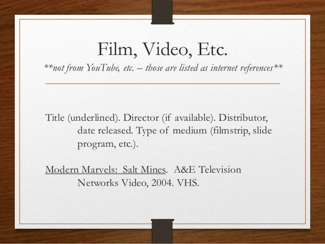 research papers works cited formatting sources works cited youtube video