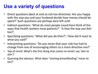 Directive Question Day four qualitative workshop presentation | PPTX