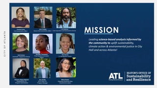 Building a Climate Resilient ATL - Climate Resilience Action Plan | PDF