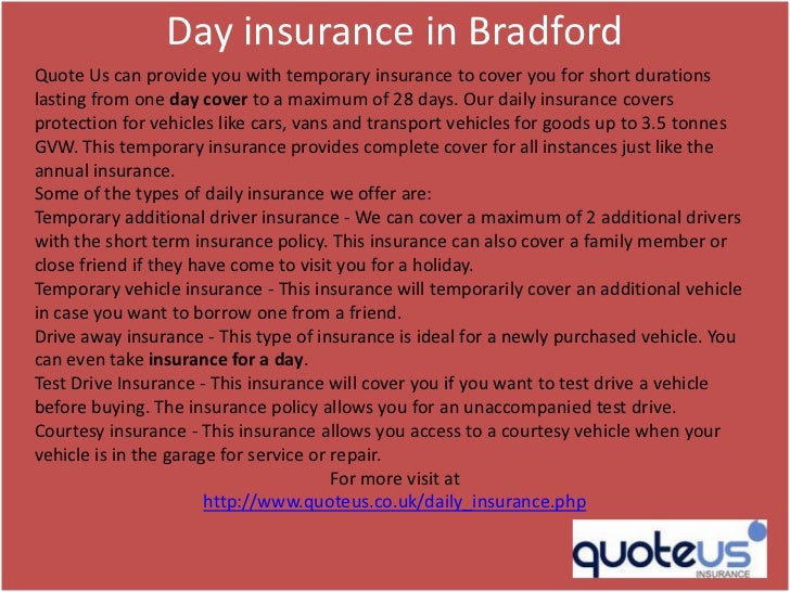 Day insurance