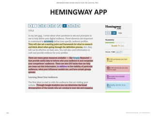 HEMINGWAY APP
PICTURE
 