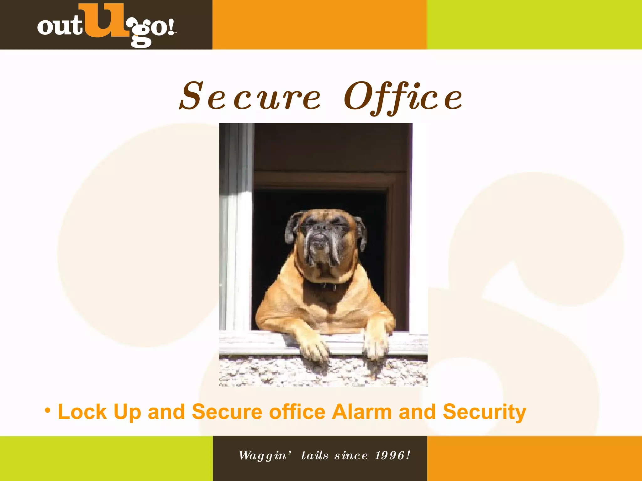 Secure Office Lock Up and Secure office Alarm and Security 