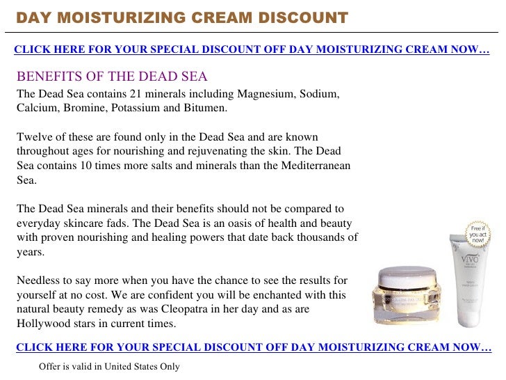 Day Moisturizing Cream Discount