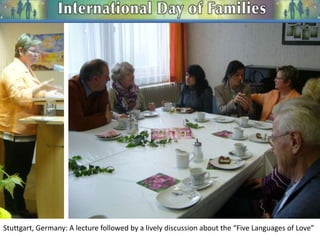 Tallinn, Estonia: Lecturing to students on “The Family as the School of Love”

 