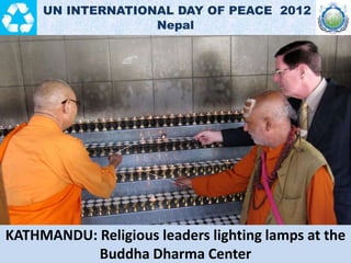 TOKYO: Families attended a teach-in about the key role of families in
building sustainable peace and then worked together ...