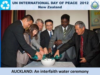 DHARAN: Community leaders helped plant trees.
UN INTERNATIONAL DAY OF PEACE 2012
Nepal
 