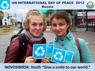 LIMA: A forum in the Peruvian Congress and a march in Tumbes.
UN INTERNATIONAL DAY OF PEACE 2012
Peru
 