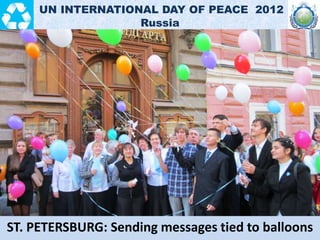 KOSTOMUKSHA: In a week of peacebuilding activities, students drew
their visions of peace and distributed paper doves to pa...