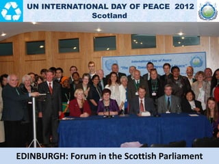 MOSCOW: Organizers shared stories of peacebuilding during the
100-day campaign that led up to the UN International Day of ...