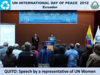 PRAGUE: A conference in the European House featured various
speakers on the theme of “Sustainable Peace for the Future.”
U...