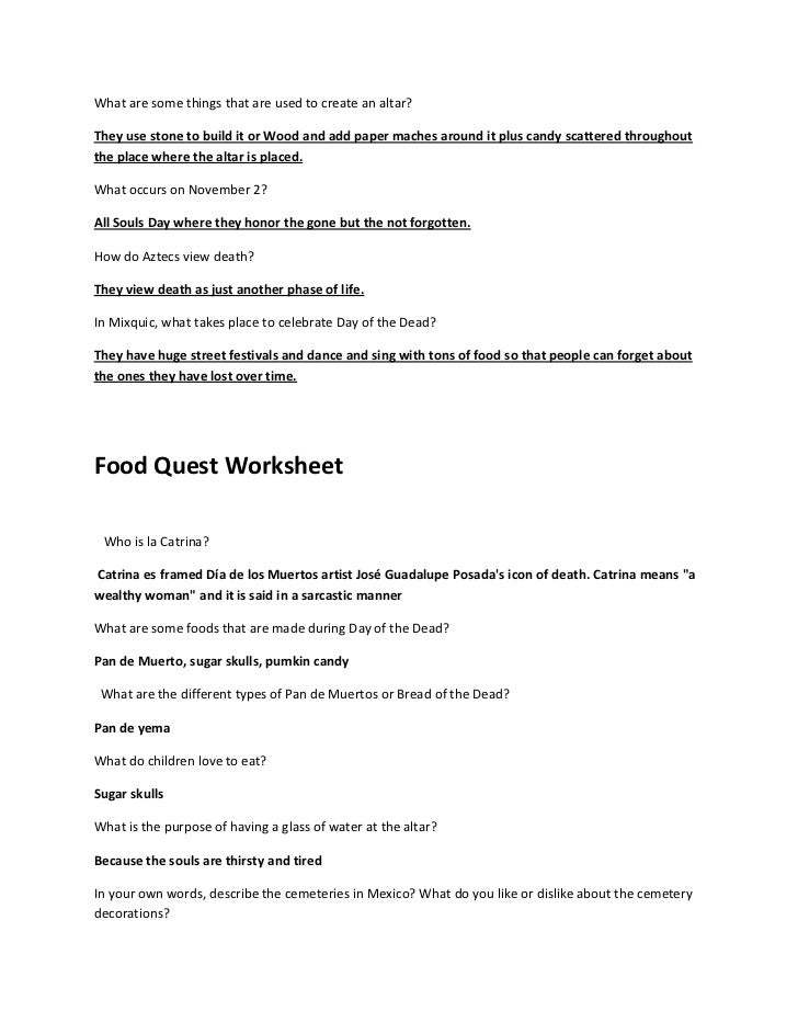 day of the dead work sheets 111 day of the dead quest sheet