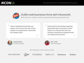 The Ultimate Event for Small Business Success.
 