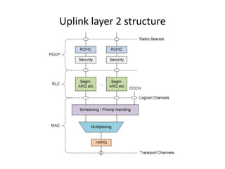 Uplink layer 2 structure
 