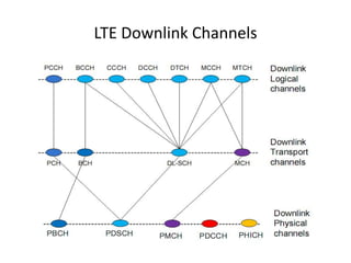 LTE Downlink Channels
 