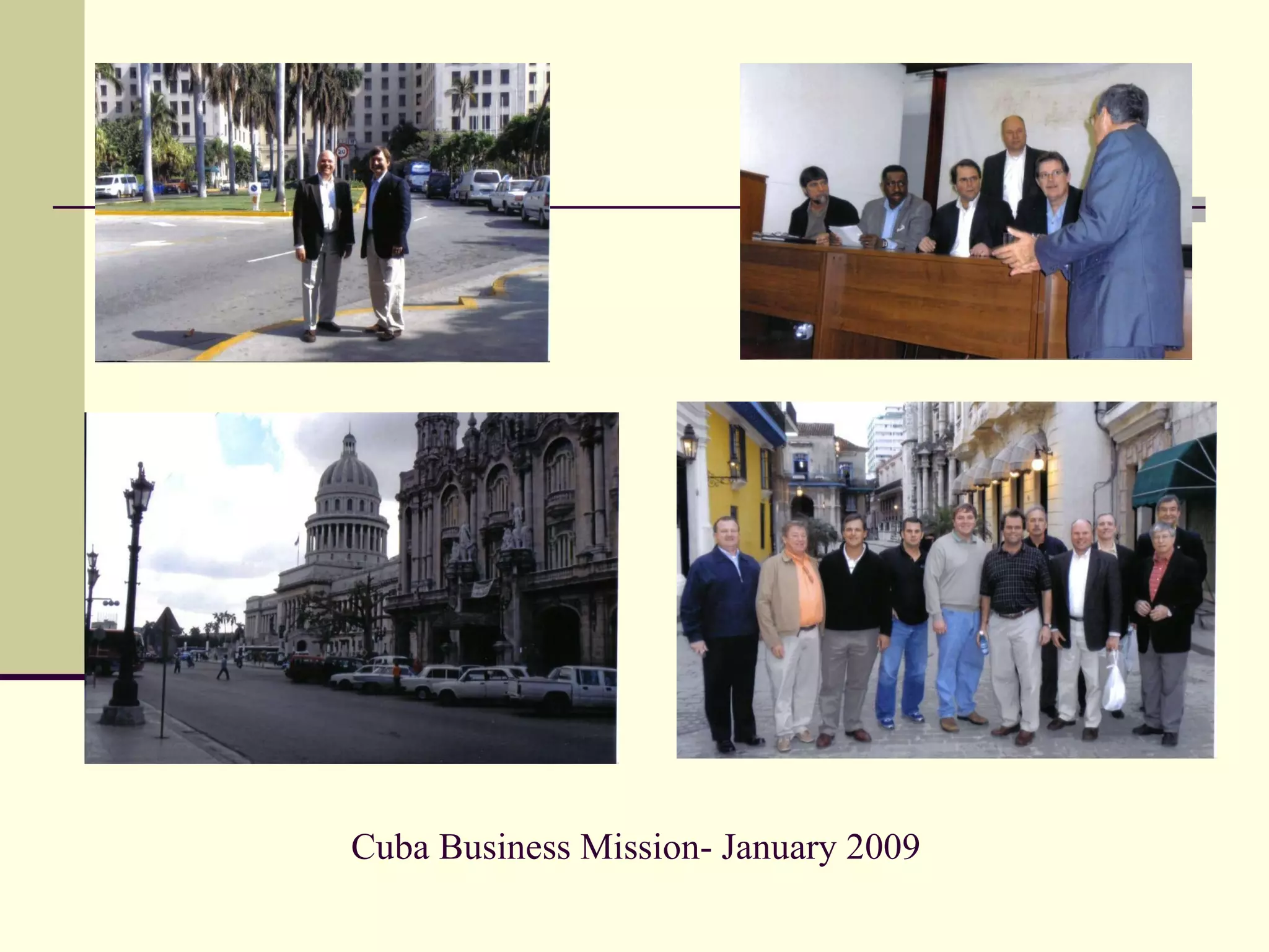 Cuba Business Mission- January 2009 