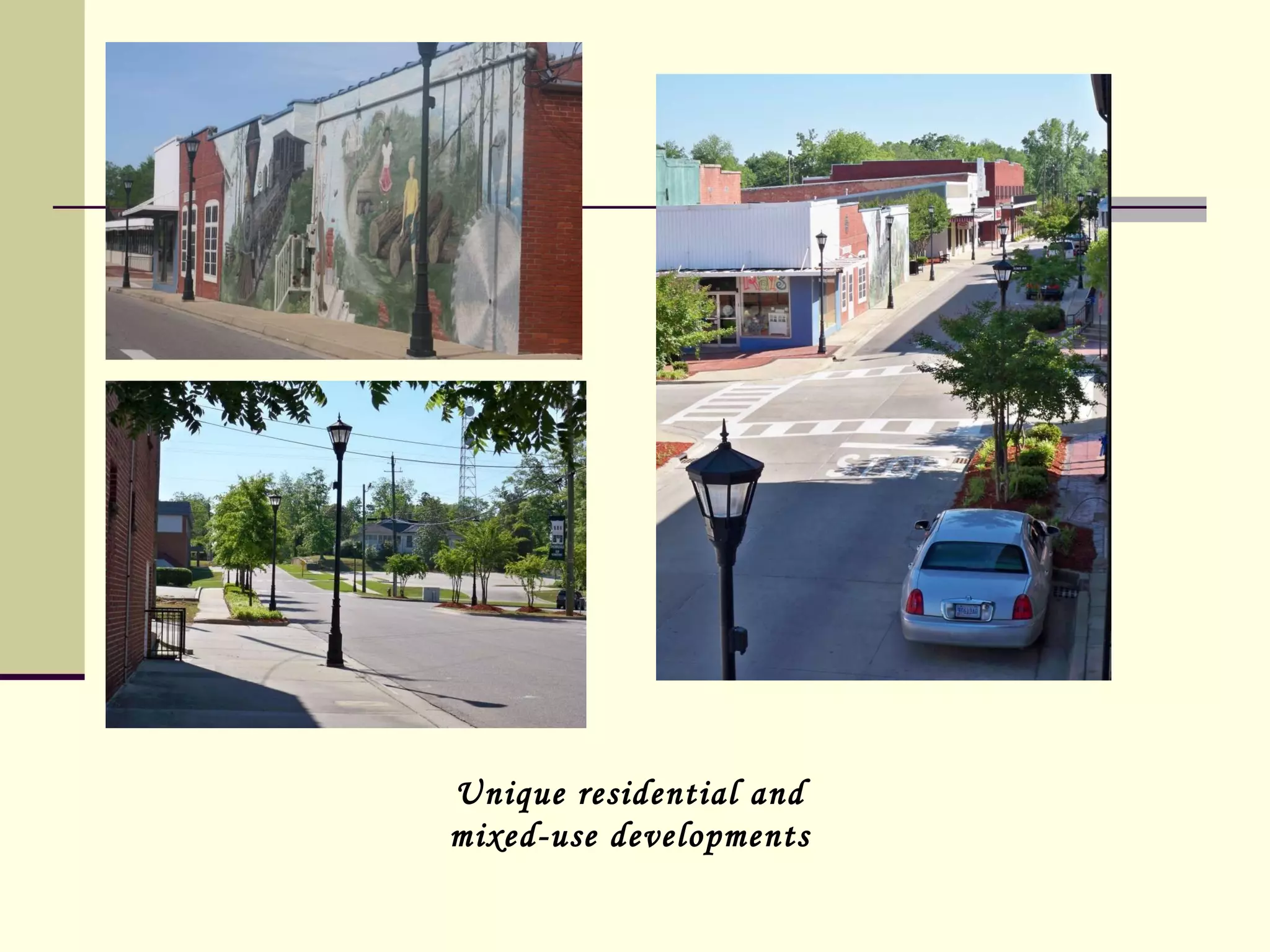 Unique residential and mixed-use developments 