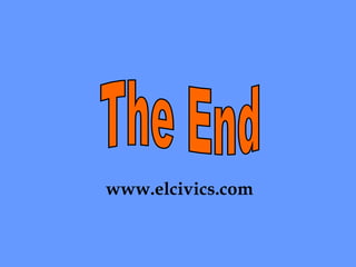 The End www.elcivics.com