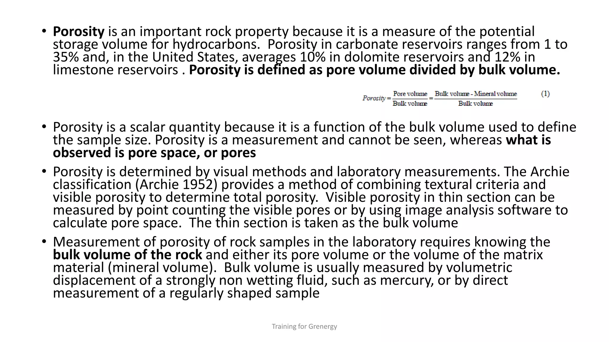 Days 3d porosity , permeability, fluid saturation | PDF