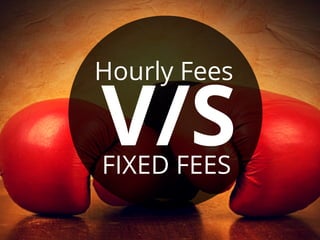 Hourly Fees
V/SFIXED FEES
 