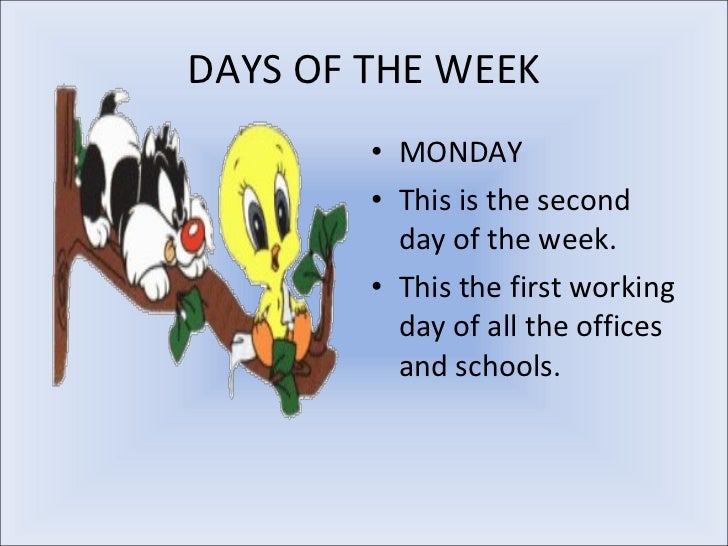 first working day
