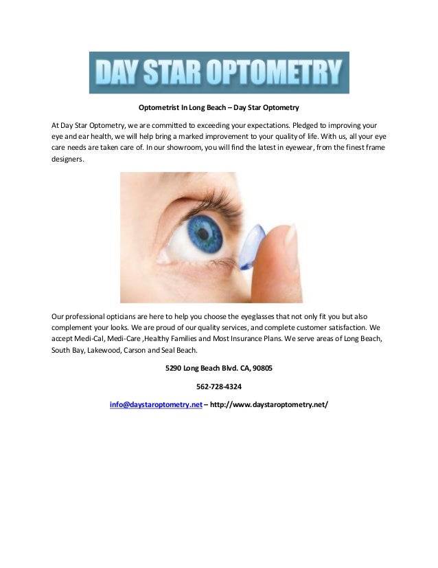Optometrist In Long Beach Day Star Optometry