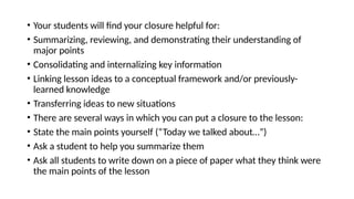 training on lesson plan on teacher training | PPTX