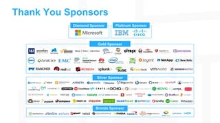 Thank You Sponsors
Diamond Sponsor Platinum Sponsor
Gold Sponsor
Silver Sponsor
Bronze Sponsor
 