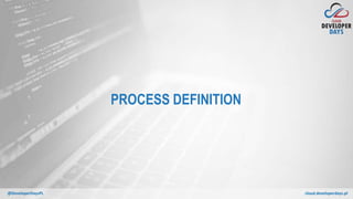 cloud.developerdays.pl@DeveloperDaysPL
PROCESS DEFINITION
 