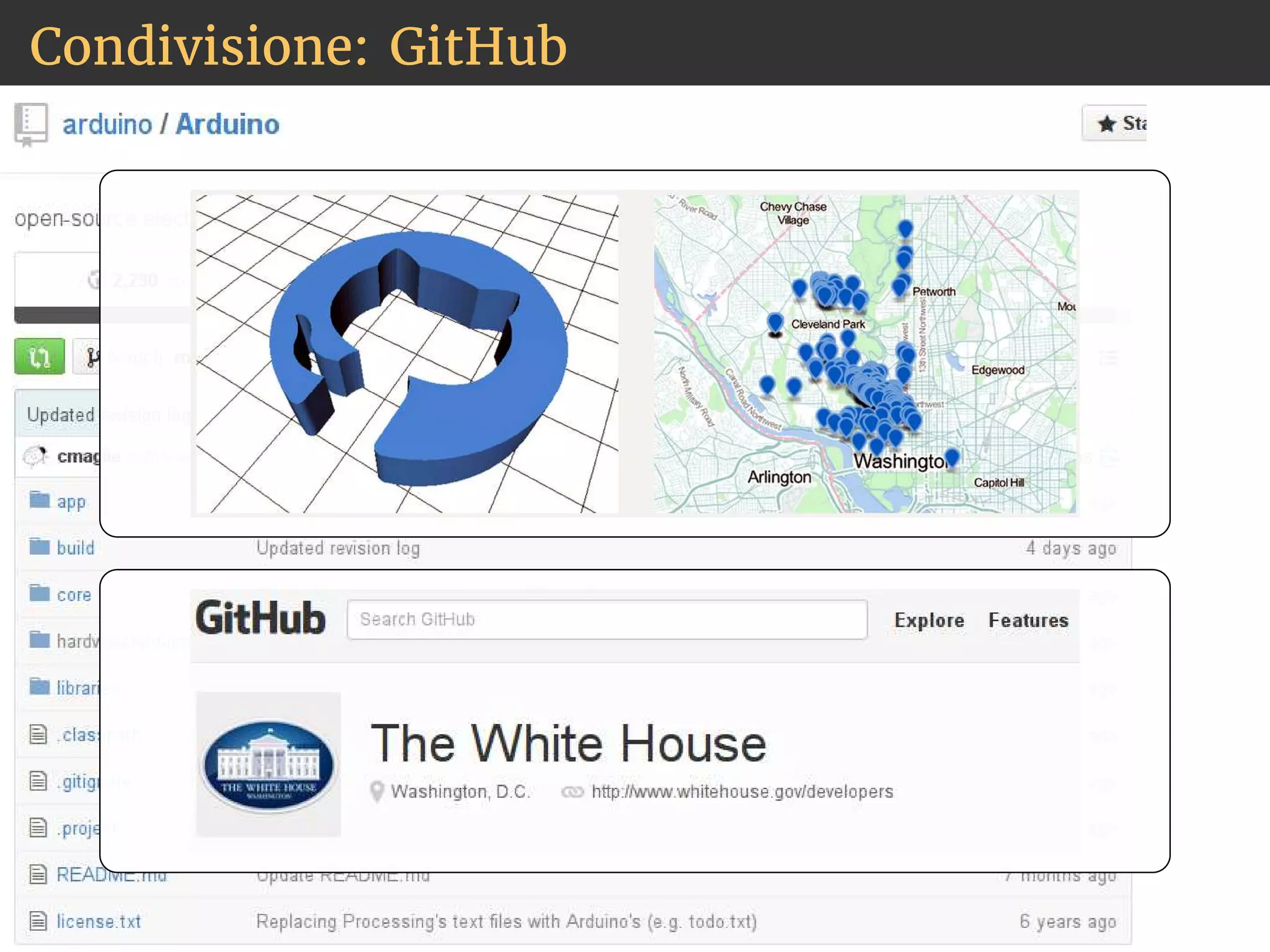 Condivisione: GitHub 
 