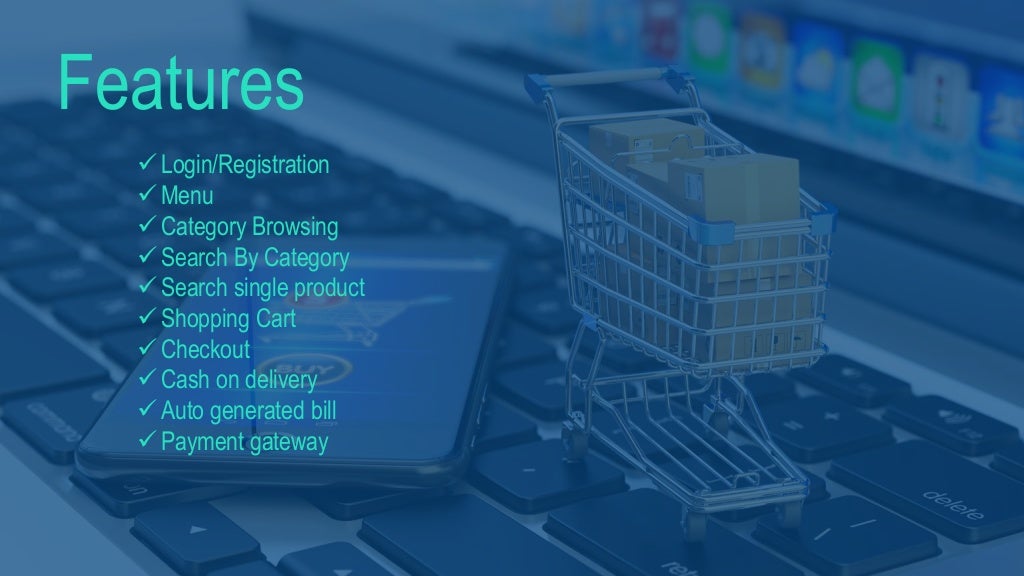 Ecommerce project presentation by manoar