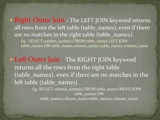 SQL | PPT