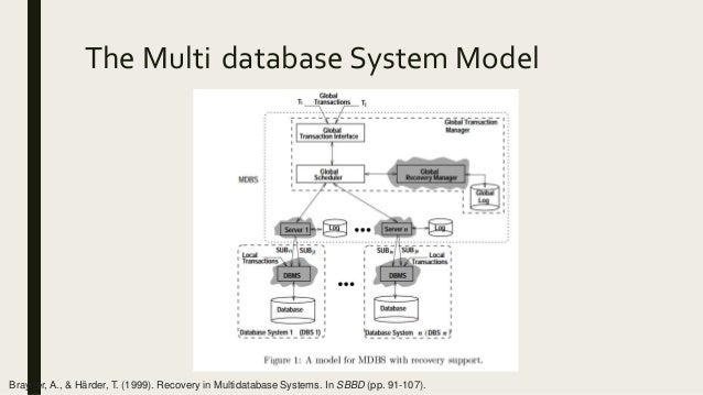 Recovery in Multi database Systems