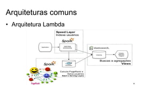 Arquiteturas comuns
• Arquitetura Lambda
 