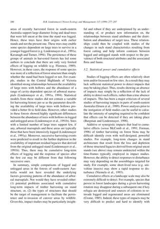 D.B Lindenmayer Future Directions For Biodiversity