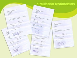 circulation testimonials 