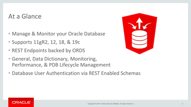 Oracle Database Management REST API | PPT